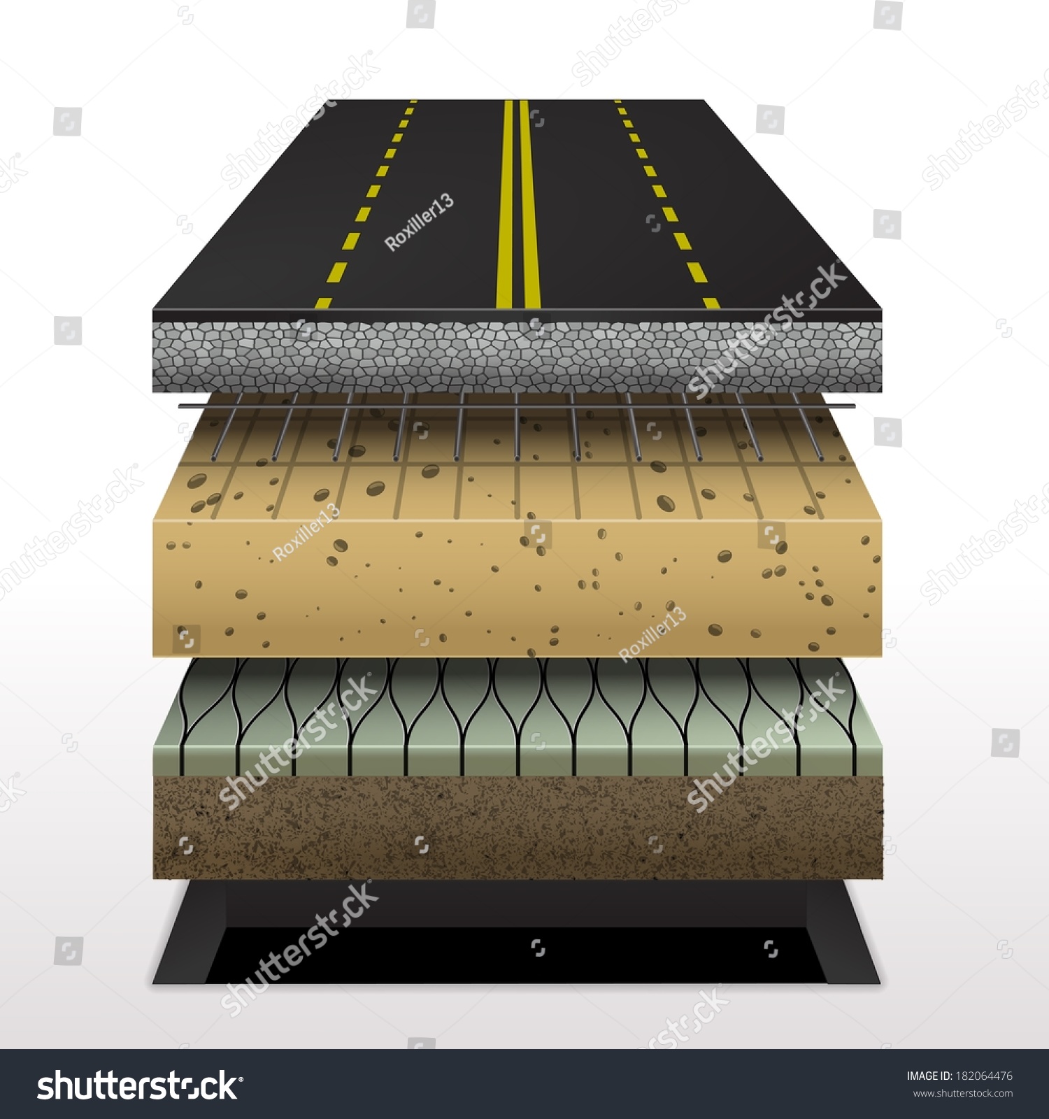 Pavement Illustration Stock Illustration Illustration Of Road 6158946