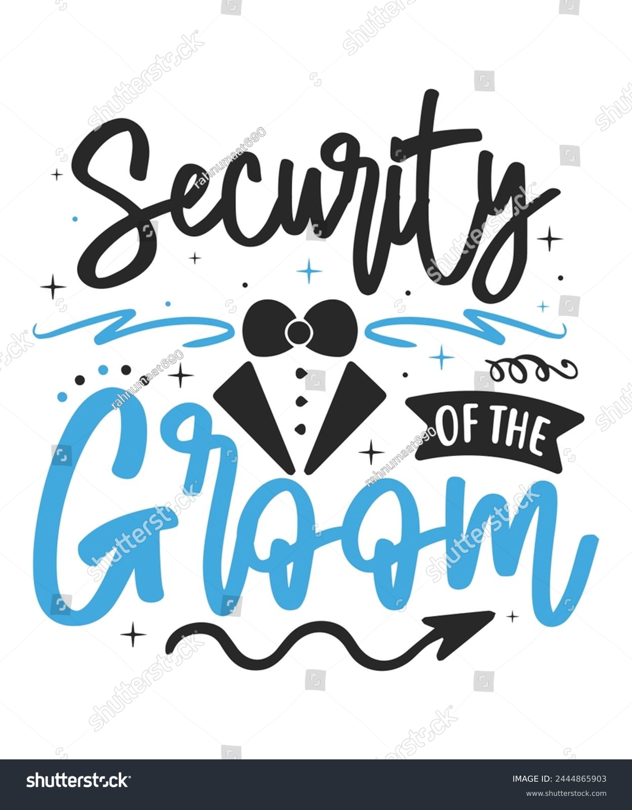 SVG of Security of the groom wedding bride groom svg