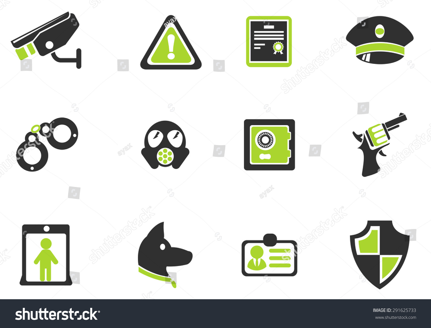 Security Symbols Stock Vector (Royalty Free) 291625733 | Shutterstock