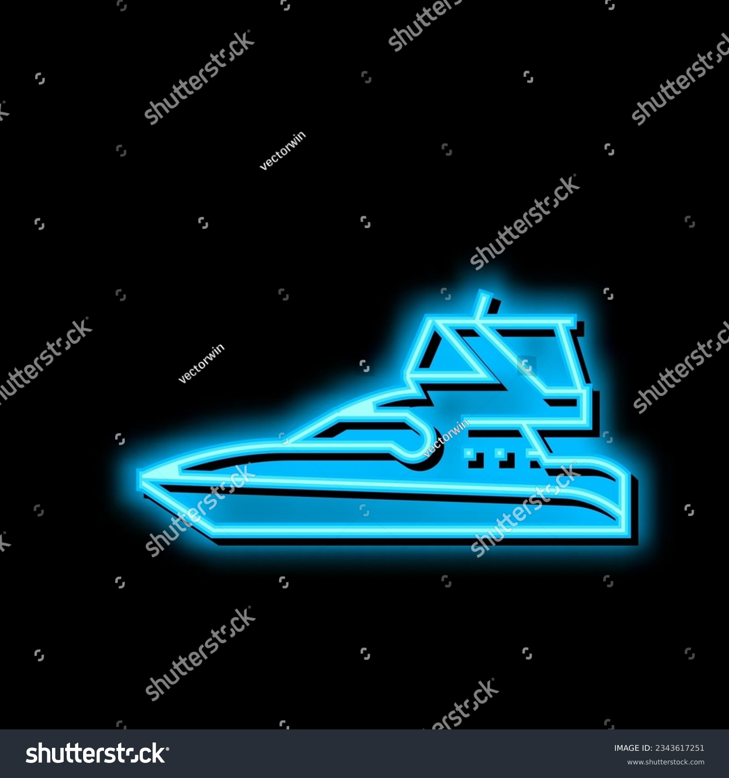 SVG of sedan bridge boat neon light sign vector. sedan bridge boat illustration svg