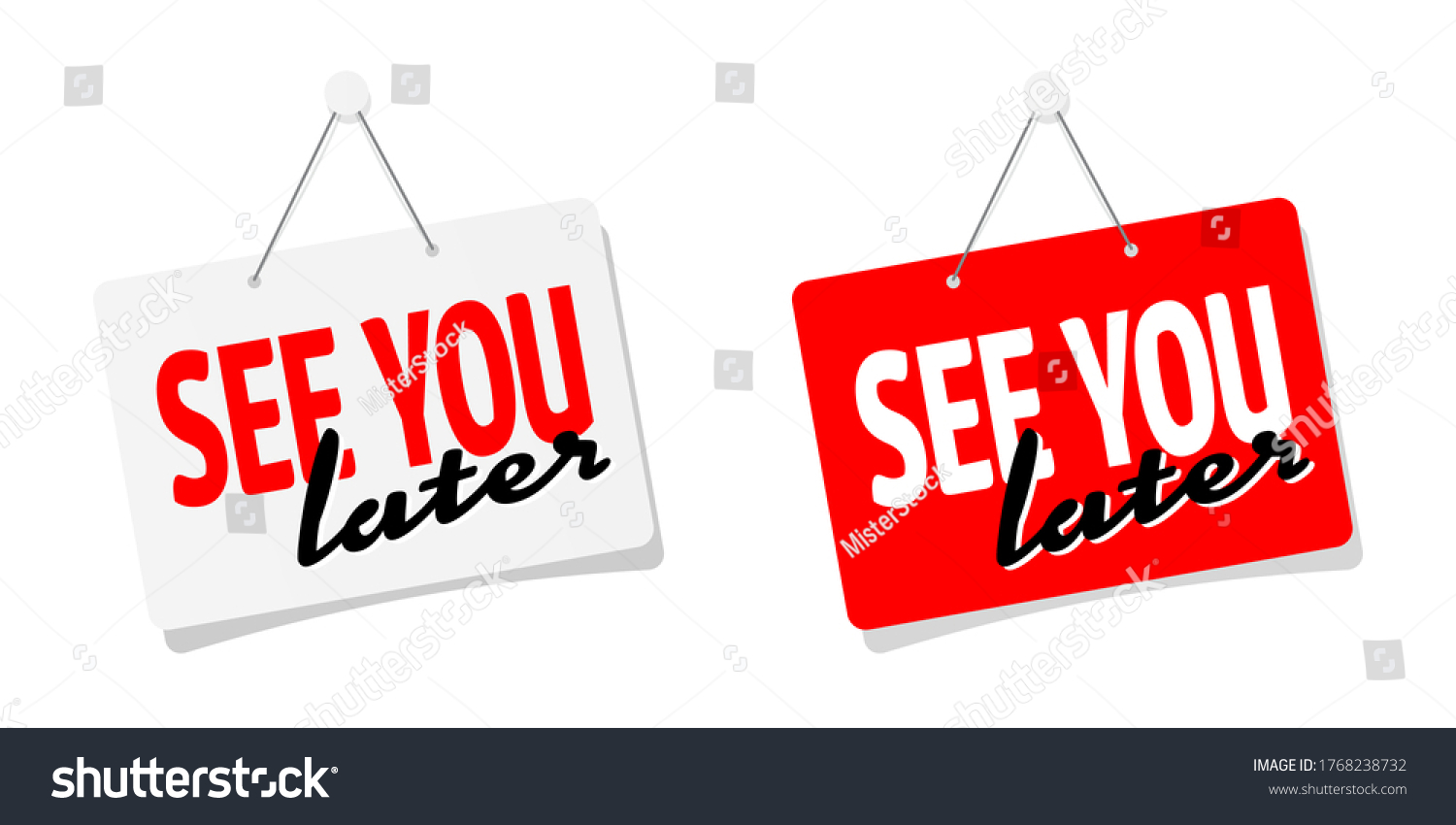 SVG of See you later on door sign svg