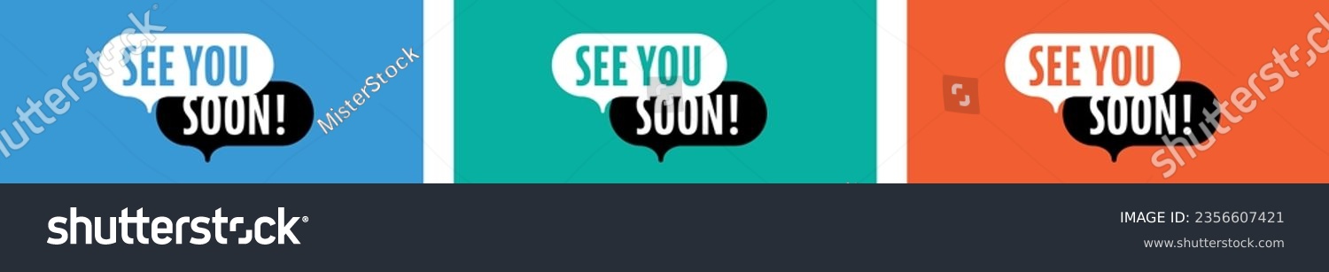 SVG of See you on speech bulle svg