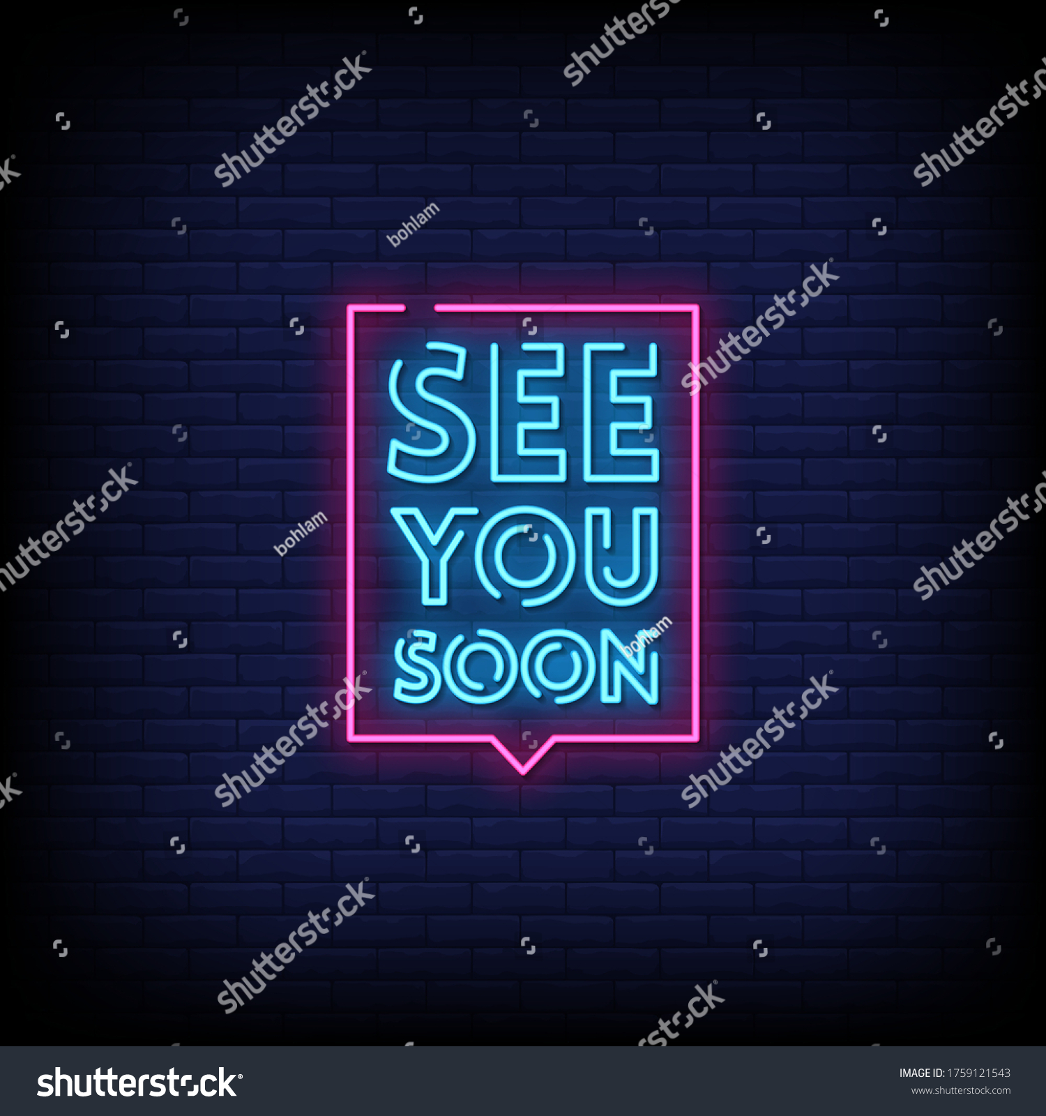 SVG of See You Soon  Neon Signs Style Text vector svg