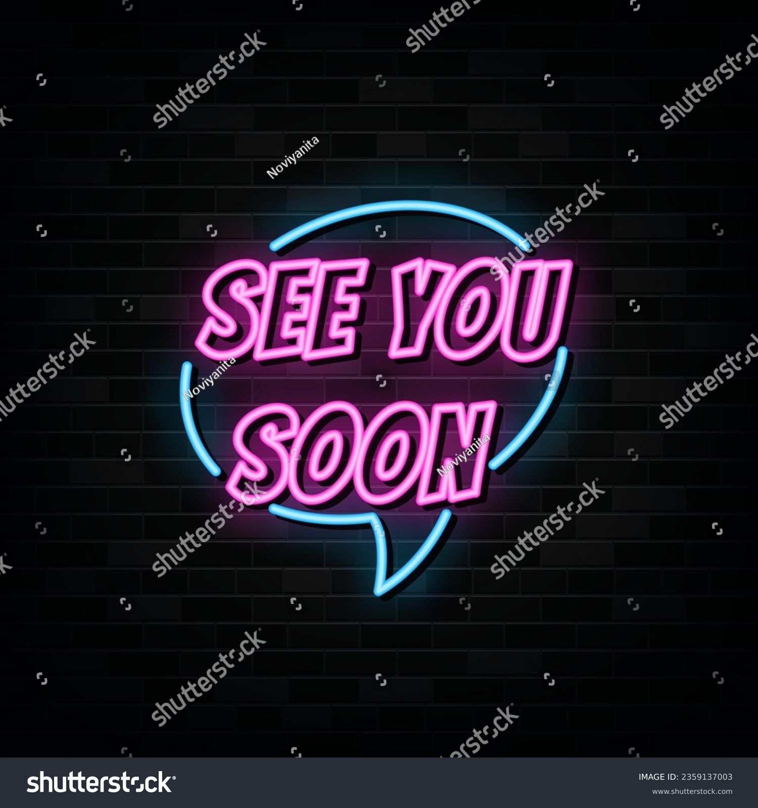 SVG of See You Soon Neon Signs Vector Design Template svg