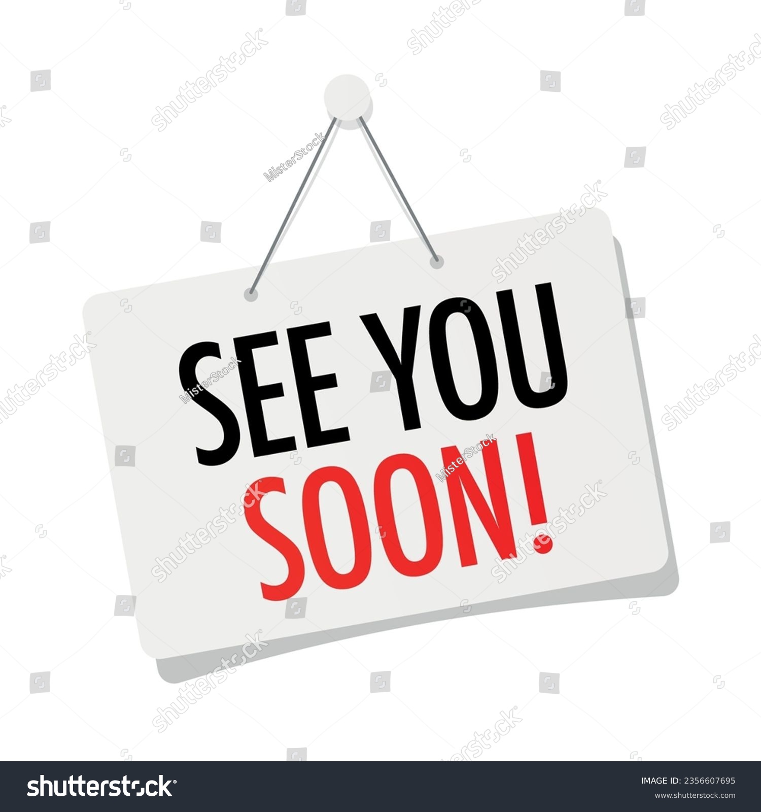 SVG of See you soon on door sign svg