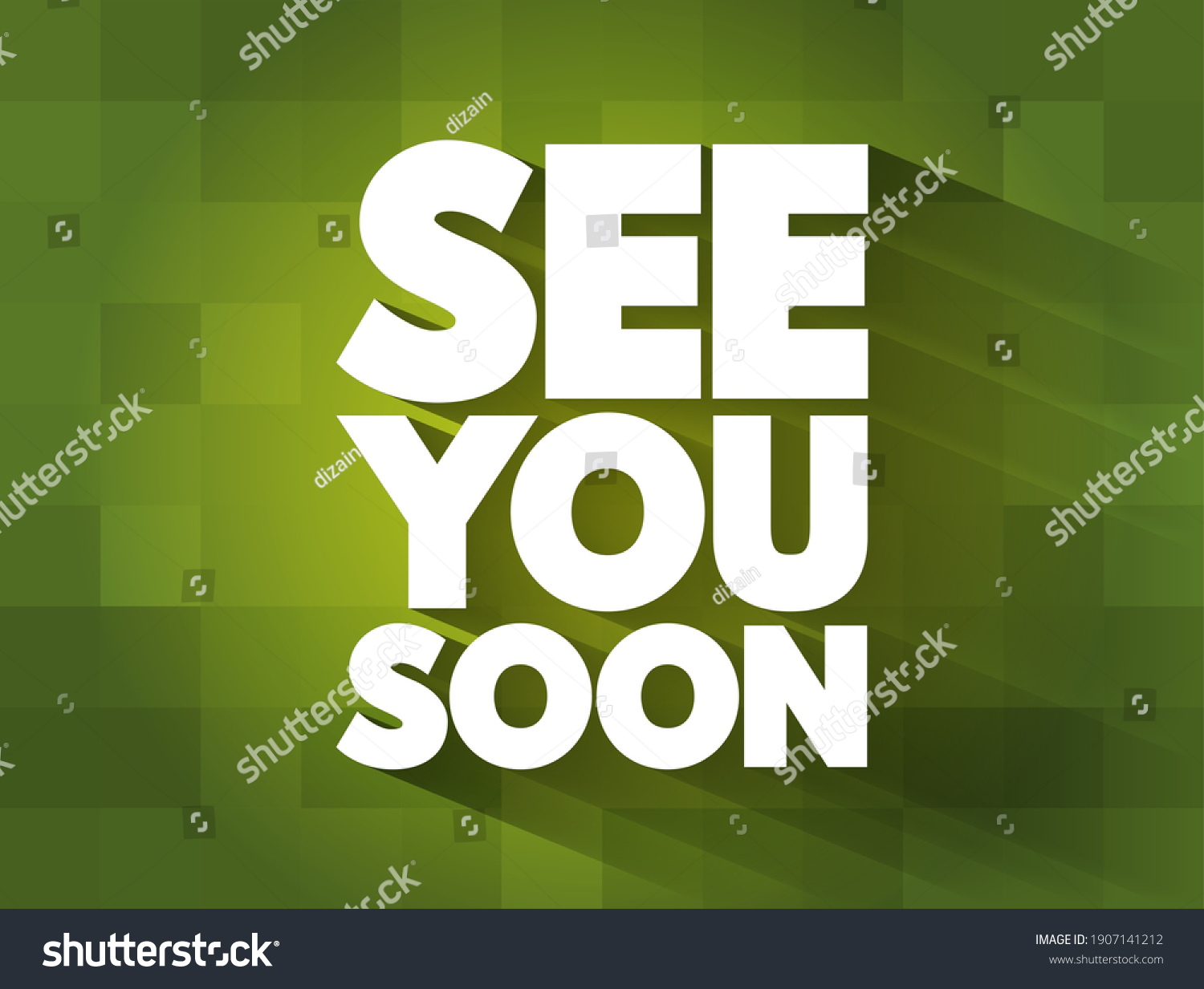 SVG of See You Soon text quote, concept background svg