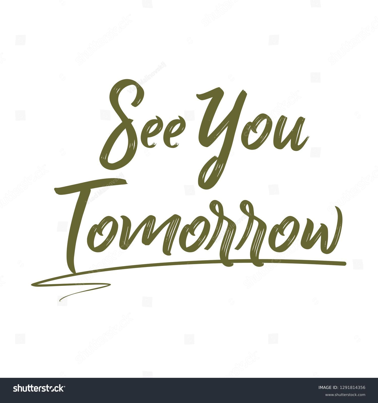 SVG of See You Tomorrow Text, see you icon typography  svg