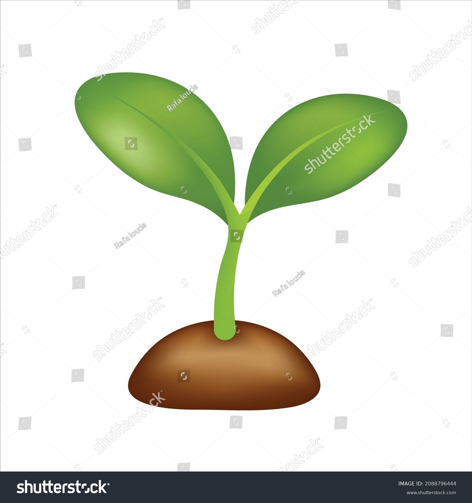 SVG of Seedling Sprouting Sprout Spring icon vector template Use for text emoji emotion expression reactions chat comment social media app smartphone to family friends svg