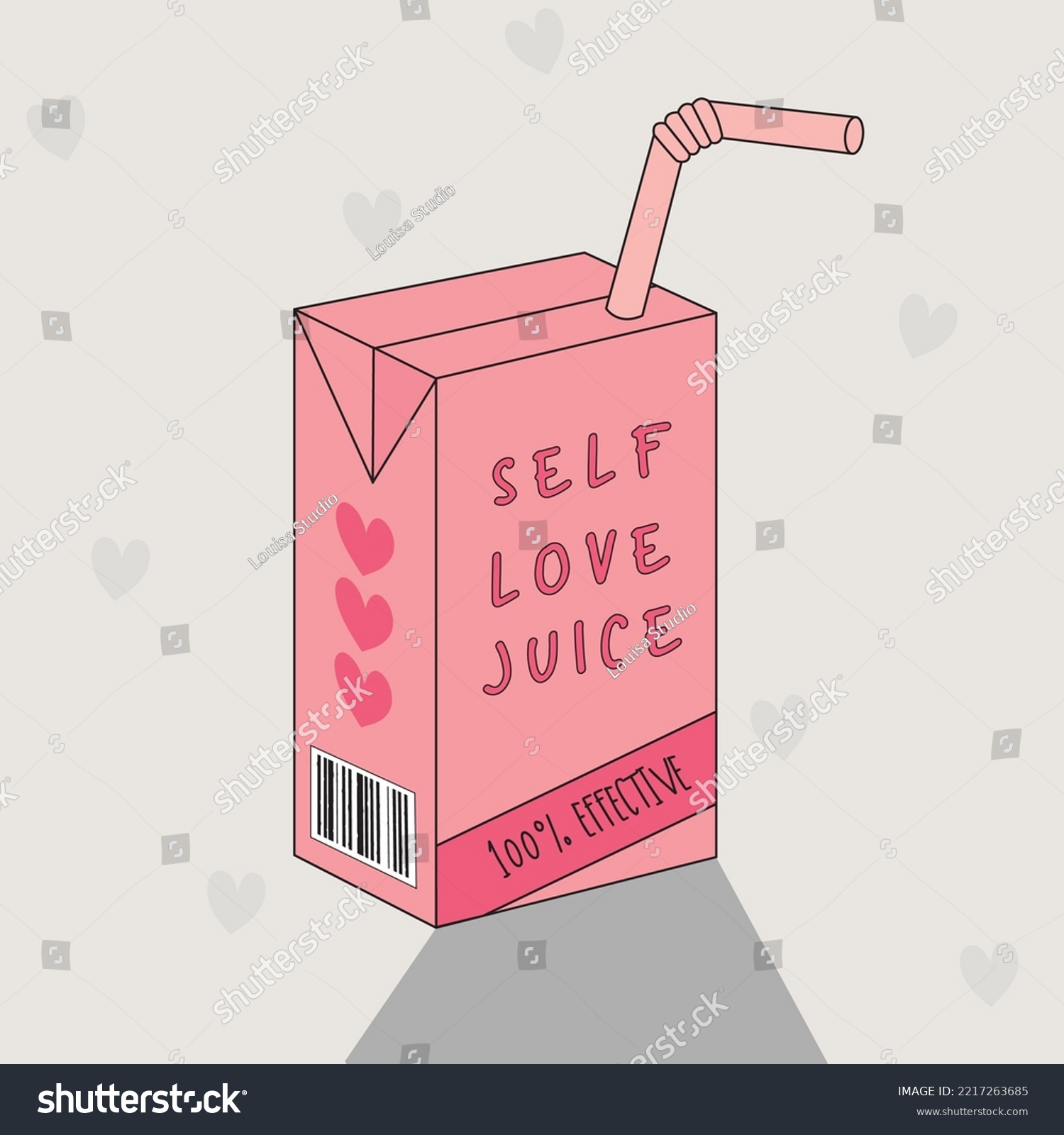 SVG of Selflove juice pink vector illustration  svg