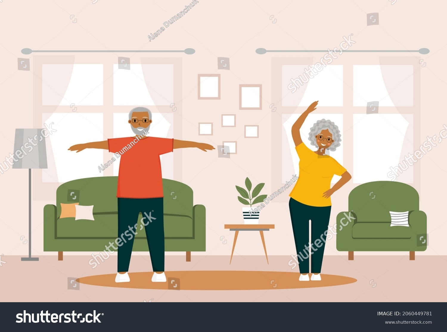 15,152 Elder doing exercise Images, Stock Photos & Vectors | Shutterstock