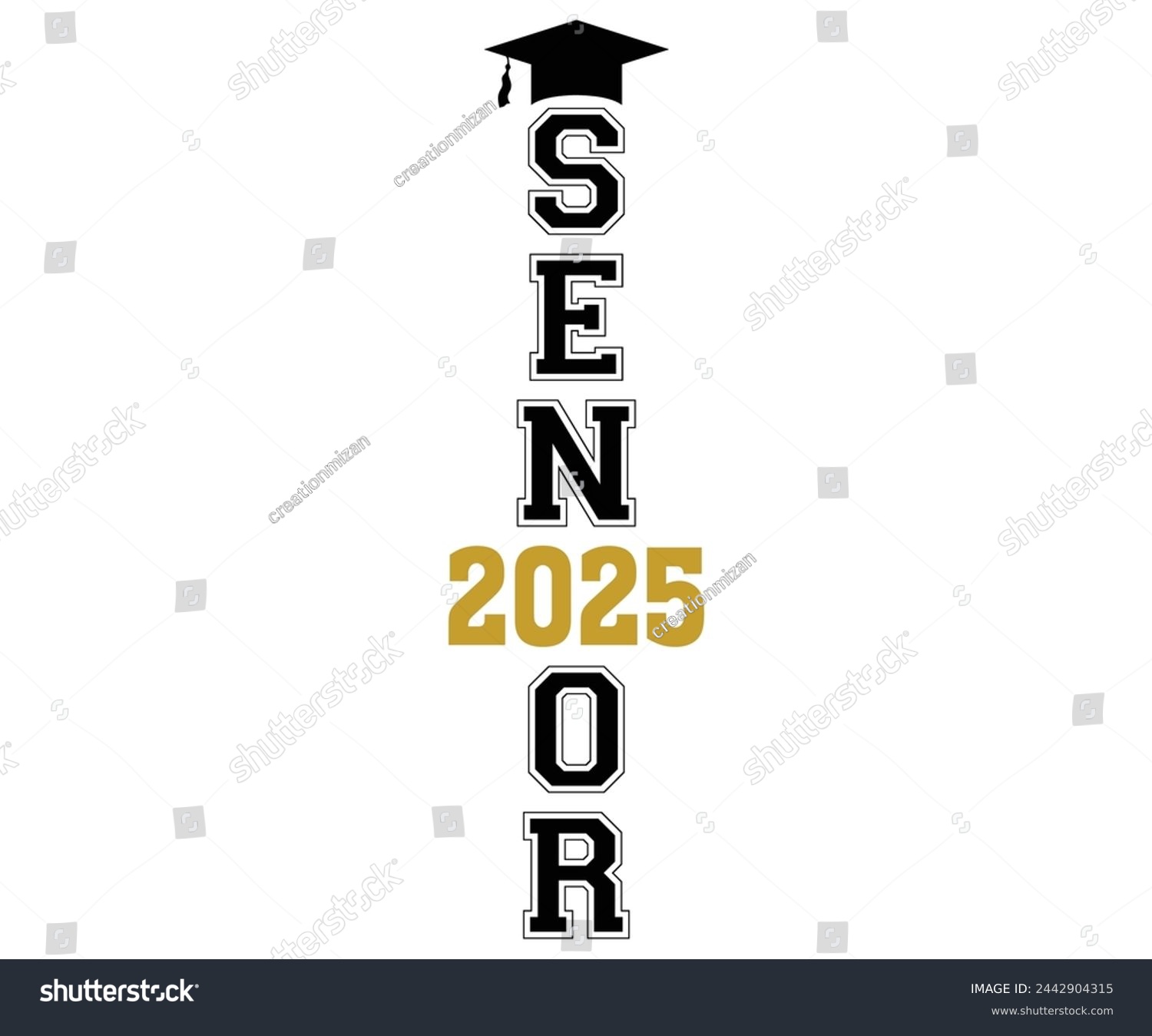 SVG of senior 2025 Svg,Class of 2024, Graduation,Senior,Class Senior,Cheer Mom ,Senior 2024 
 svg