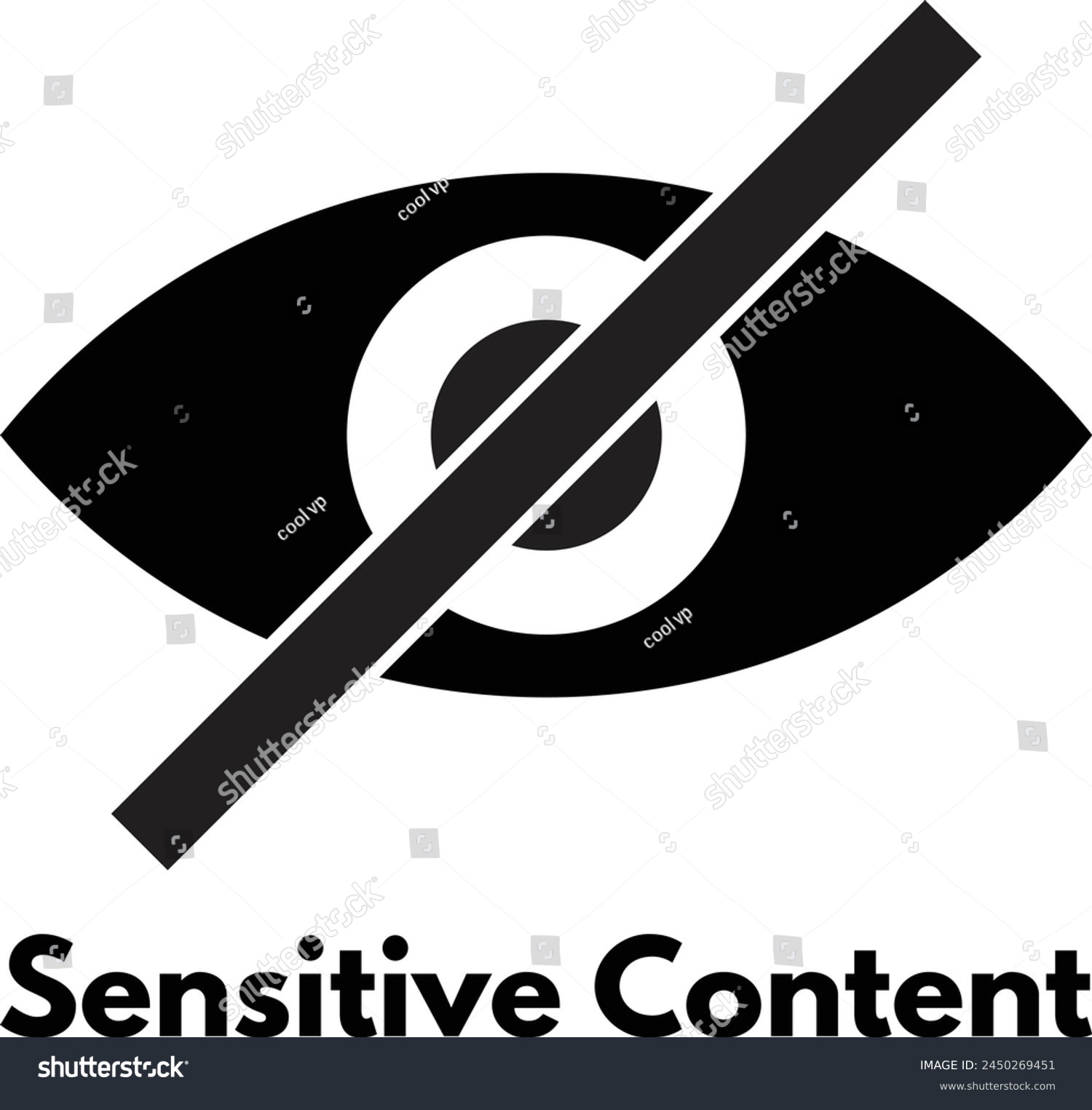 SVG of Sensitive content icon . Inappropriate content icon . Explicit video content icon vector . Censored only adult icon svg