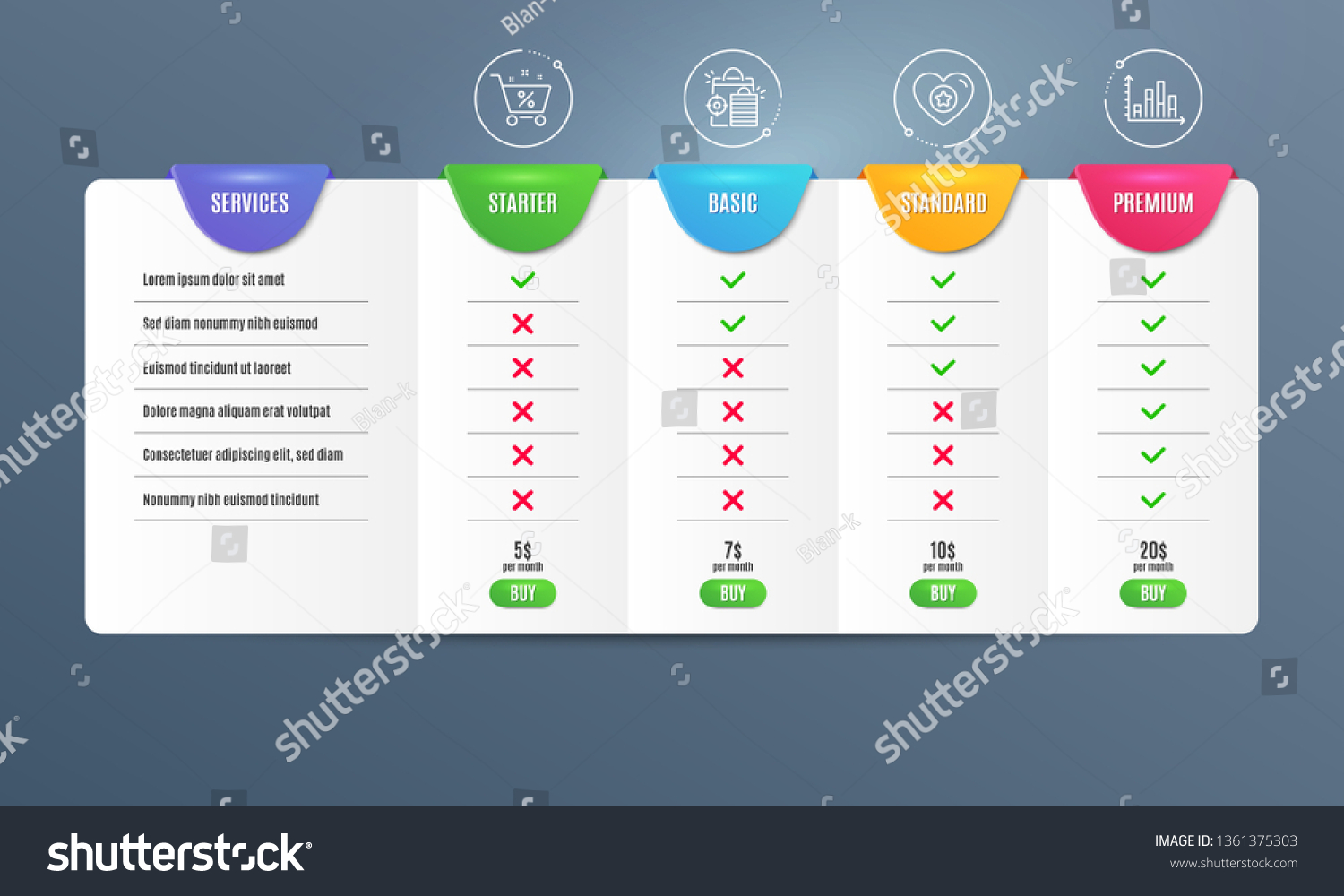 1,459 Price comparison graph Images, Stock Photos & Vectors | Shutterstock