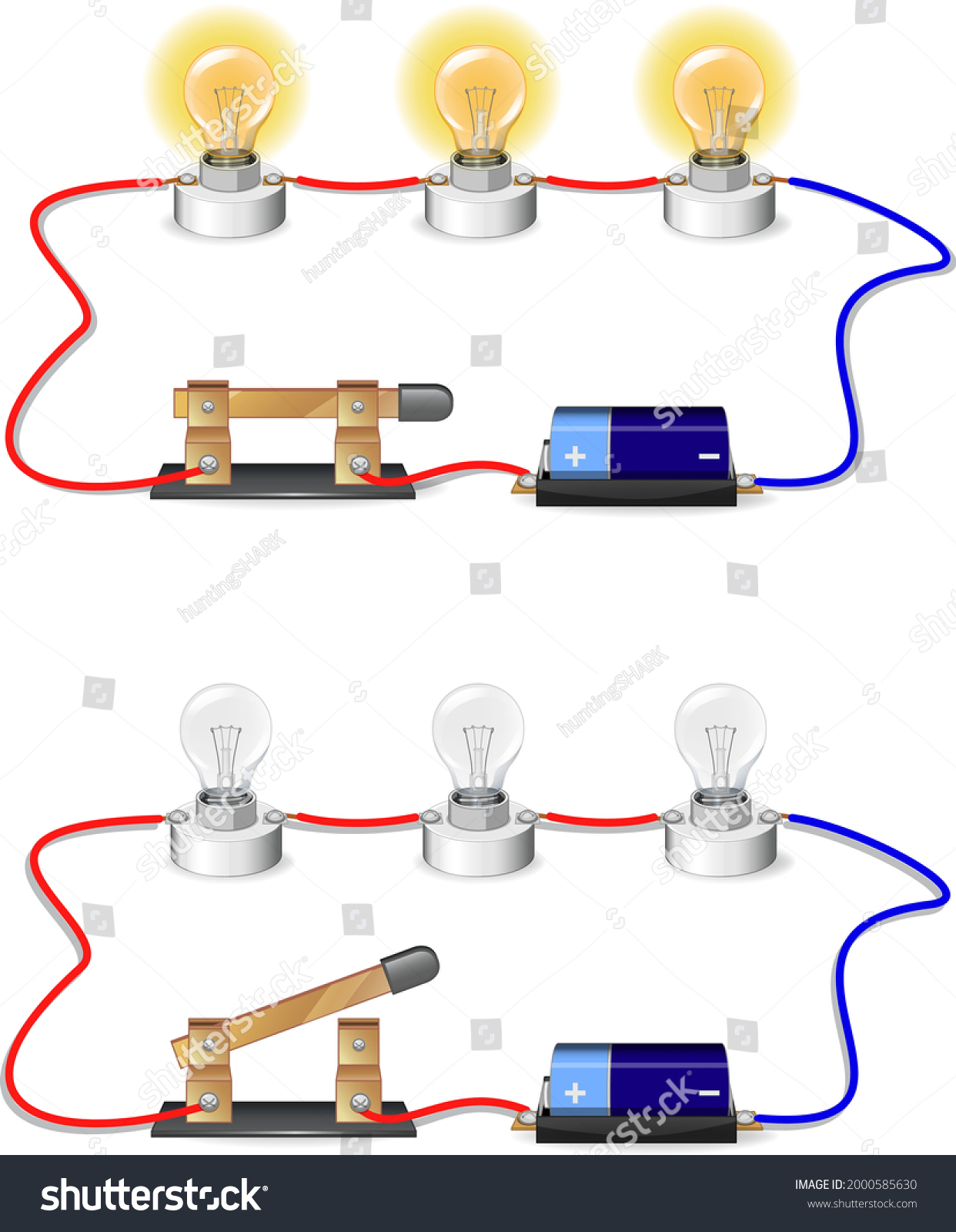 83 A series connection resistance Images, Stock Photos & Vectors ...