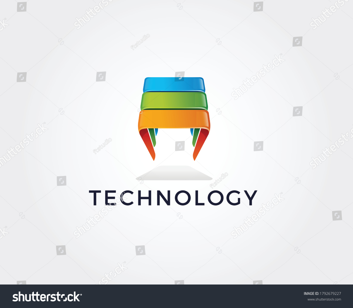 Server Box Hexagon Logo Design Vector Stock Vector (Royalty Free ...