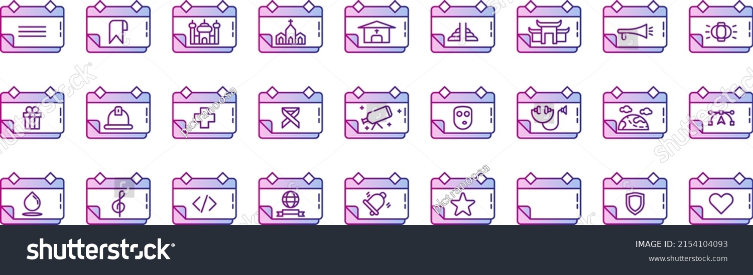 Set Calendar Event Icon Transparent Background Stock Vector (Royalty Set Calendar Event Icon Transparent Background Stock Vector (Royalty
