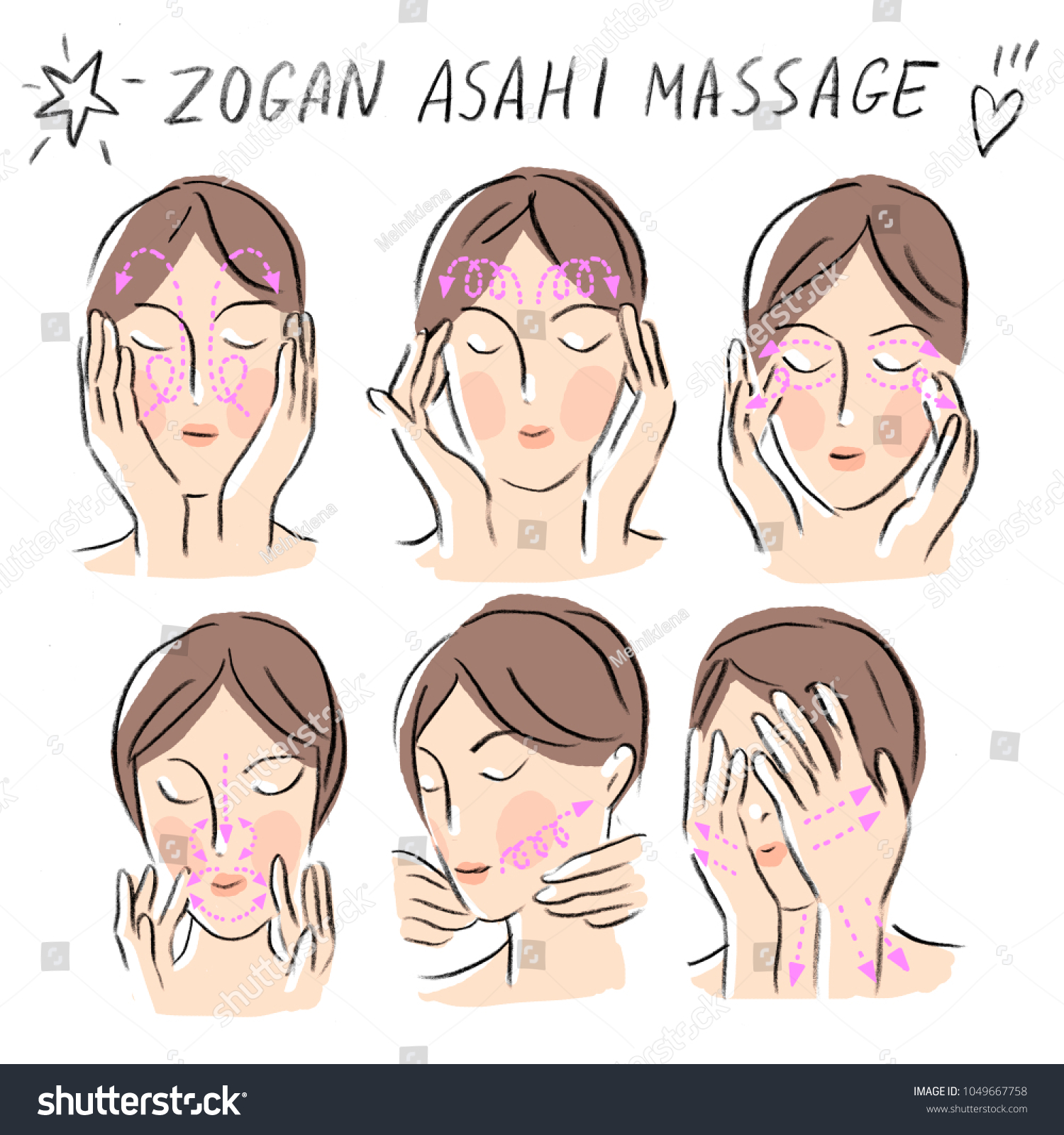 Yüz için asahi masaj Yüz için asahi masaj