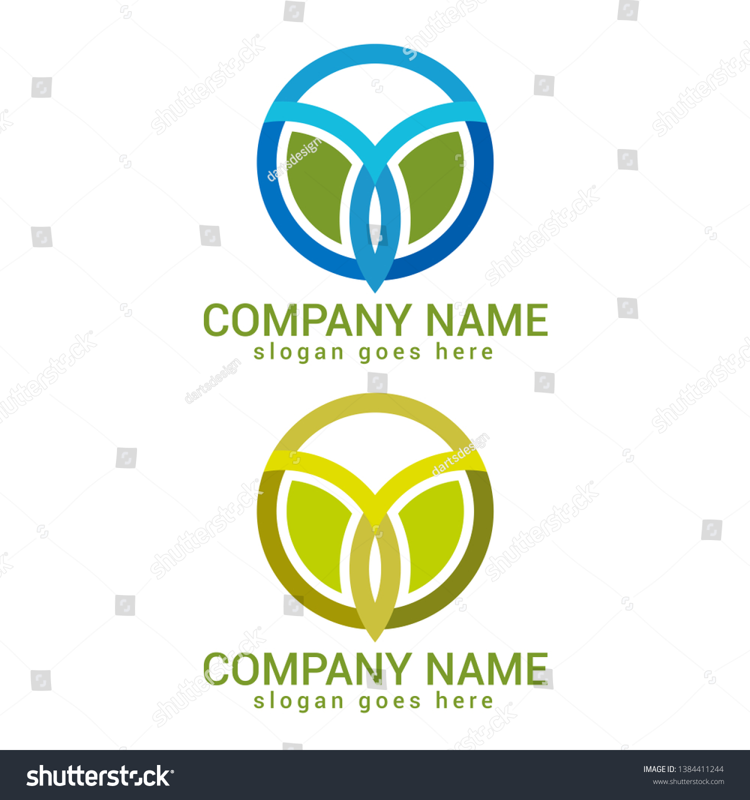 Set O Letter Logo Design Template Stock Vector (Royalty Free ...