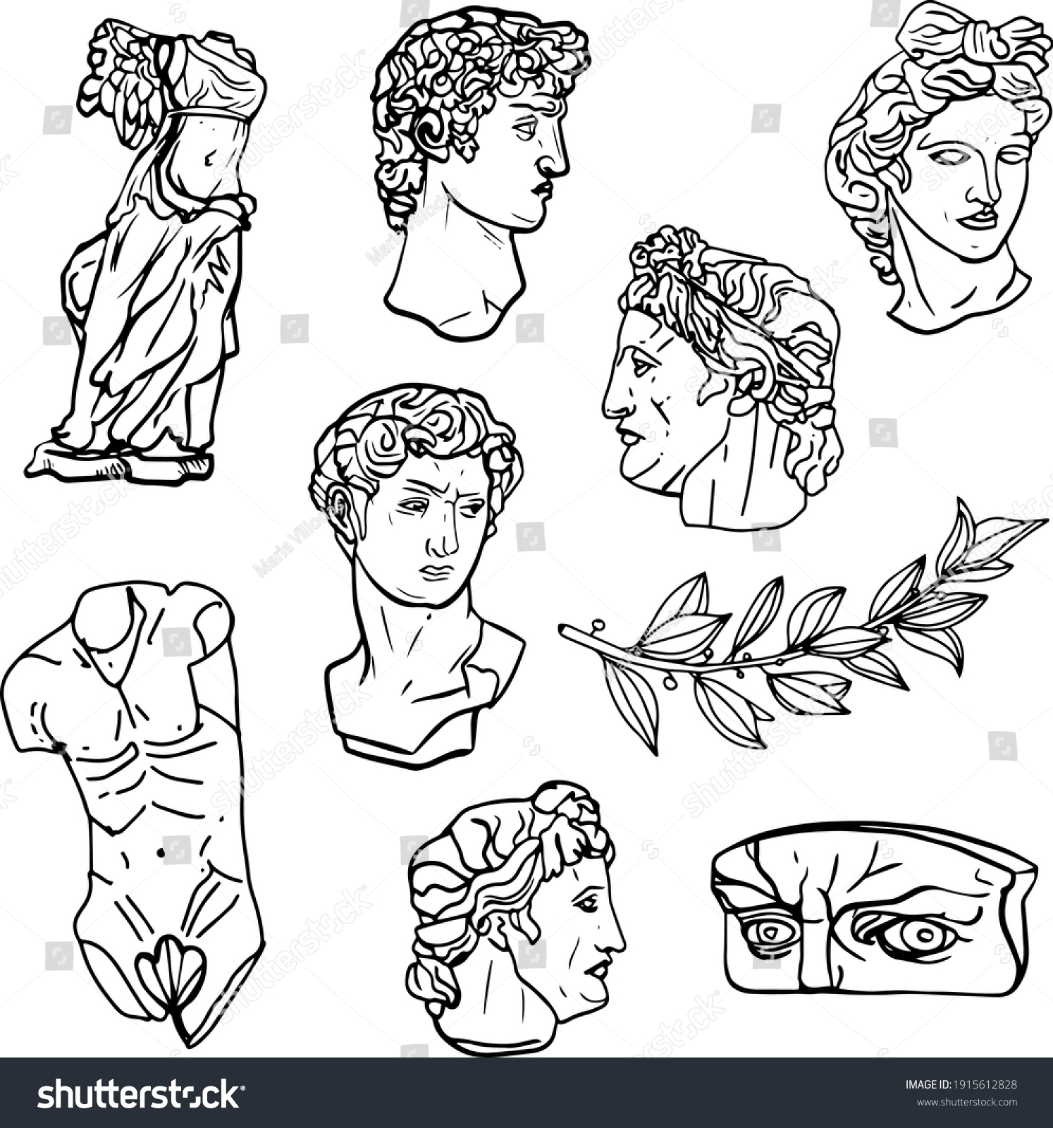 Greek god drawing Images, Stock Photos & Vectors Shutterstock