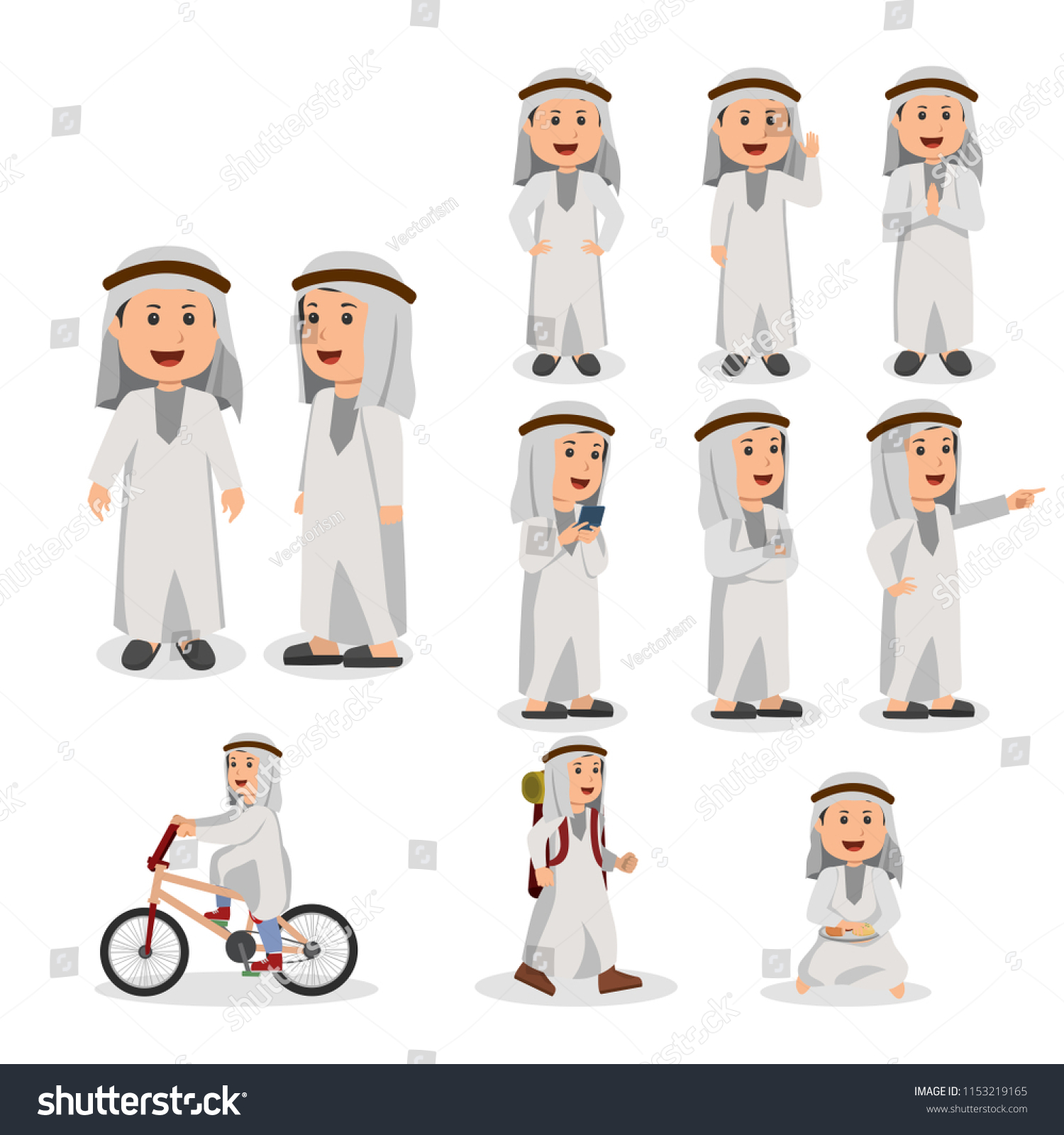 Uae Boy Cartoon Images Stock Photos Vectors Shutterstock