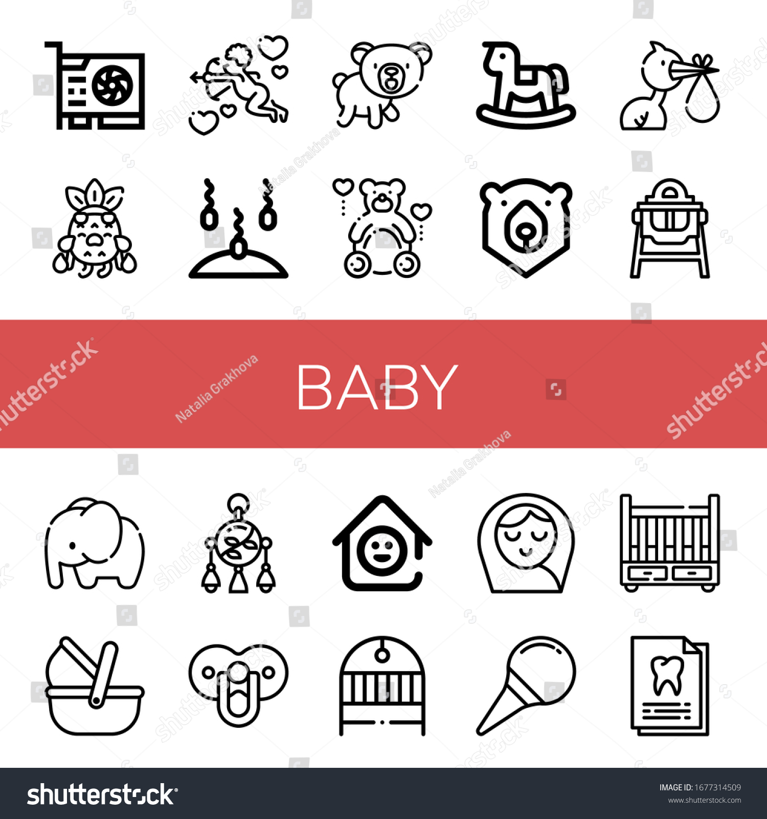 Descubra Conjunto De Iconos De Bebe Como Imagenes De Stock En Hd Y Millones De Otras Fotos Ilustraciones Y Vectores En Stock Libres De Regalias En La Coleccion De Shutterstock Se Agregan Miles De Imagenes Nuevas De Alta Calidad Todos Los Dias