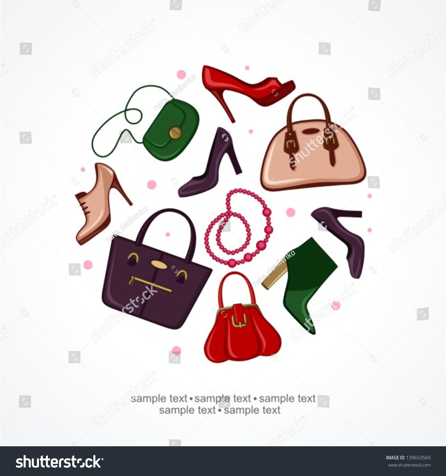 glamour bags and shoes