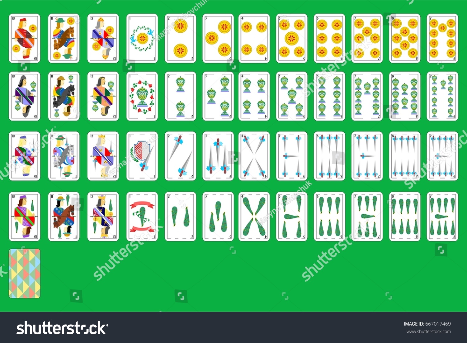 Spanish Playing Cards Instruction Book