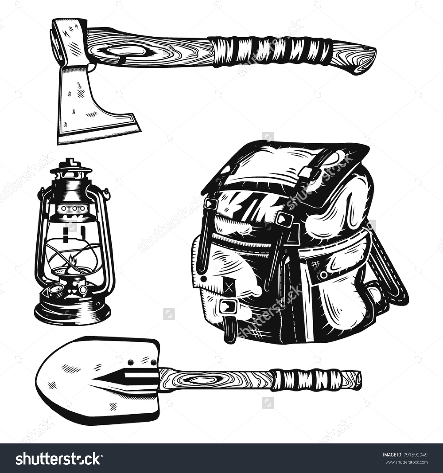 shovel backpack
