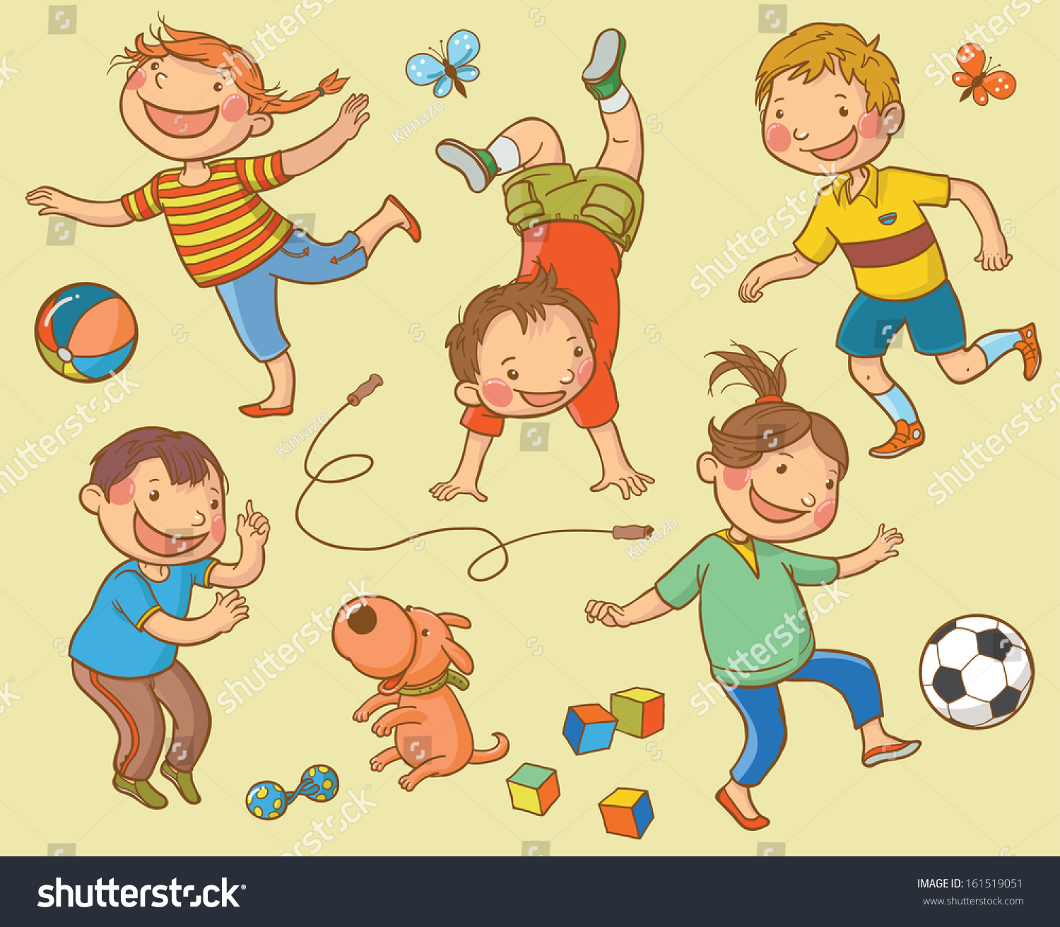set of cartoon happy children playing back to school isolated objects on white background - Images Of Children Playing At School set of cartoon happy children playing back to school isolated objects on white background - Images Of Children Playing At School