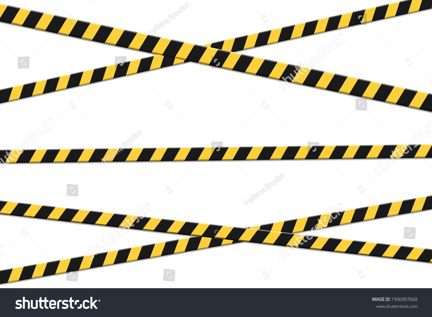 SVG of Set of caution tapes. Vector illustration.Eps 10. svg