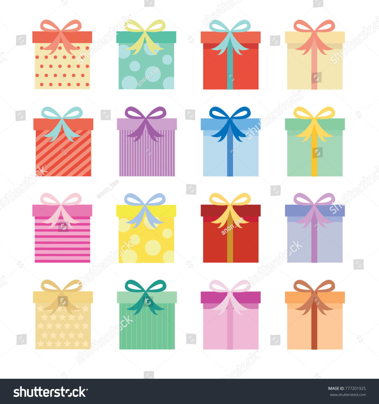 christmas parcel ribbon
