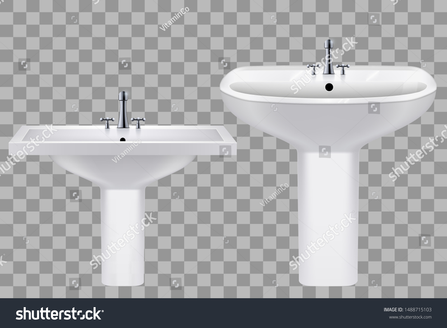 403 Water faucet front view Stock Vectors, Images & Vector Art ...