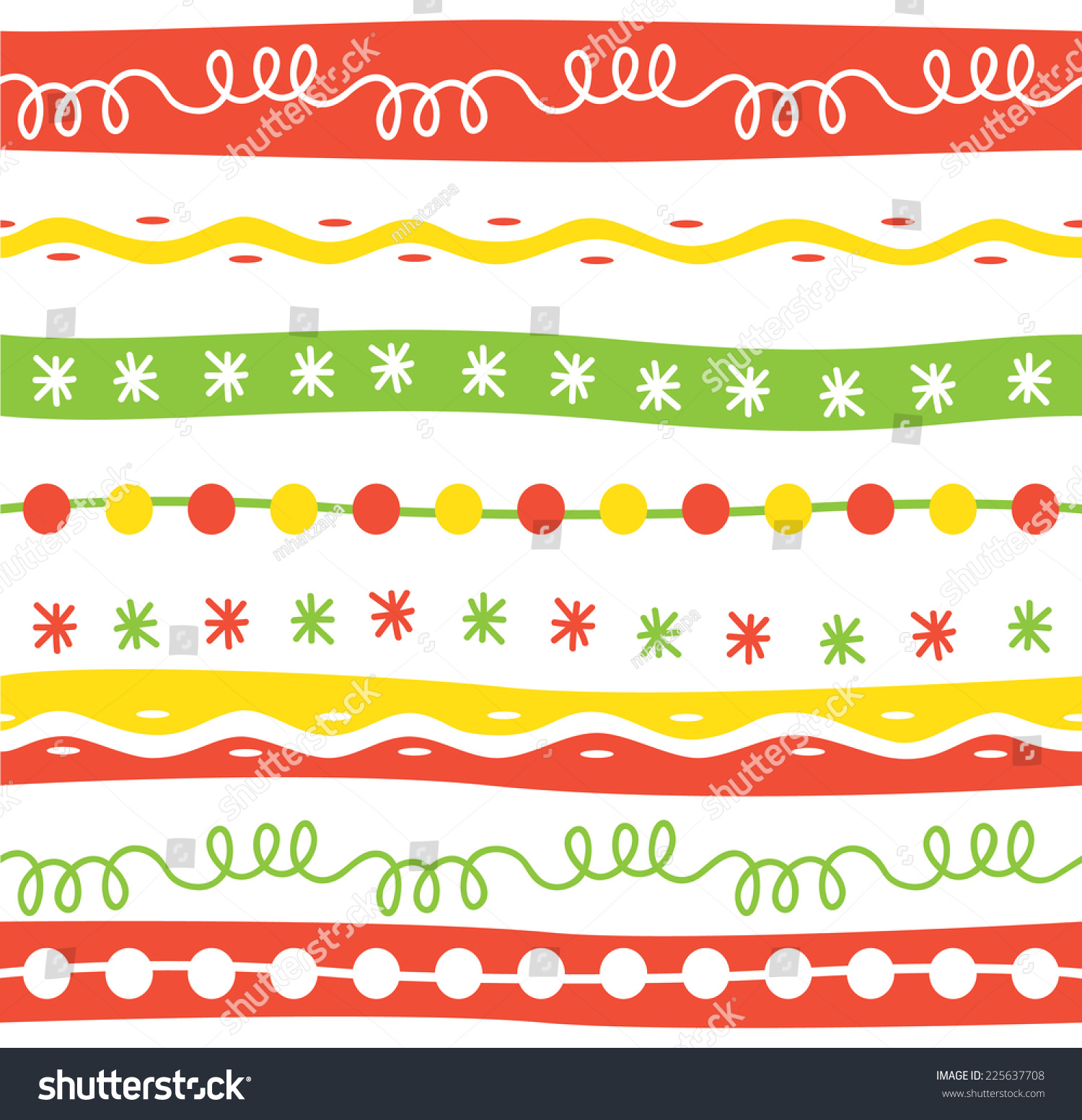 Colorful Border Design Royalty Free Vector Image