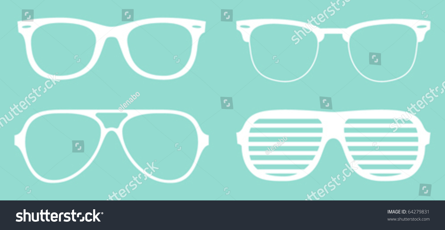 SVG of set of cool glasses svg