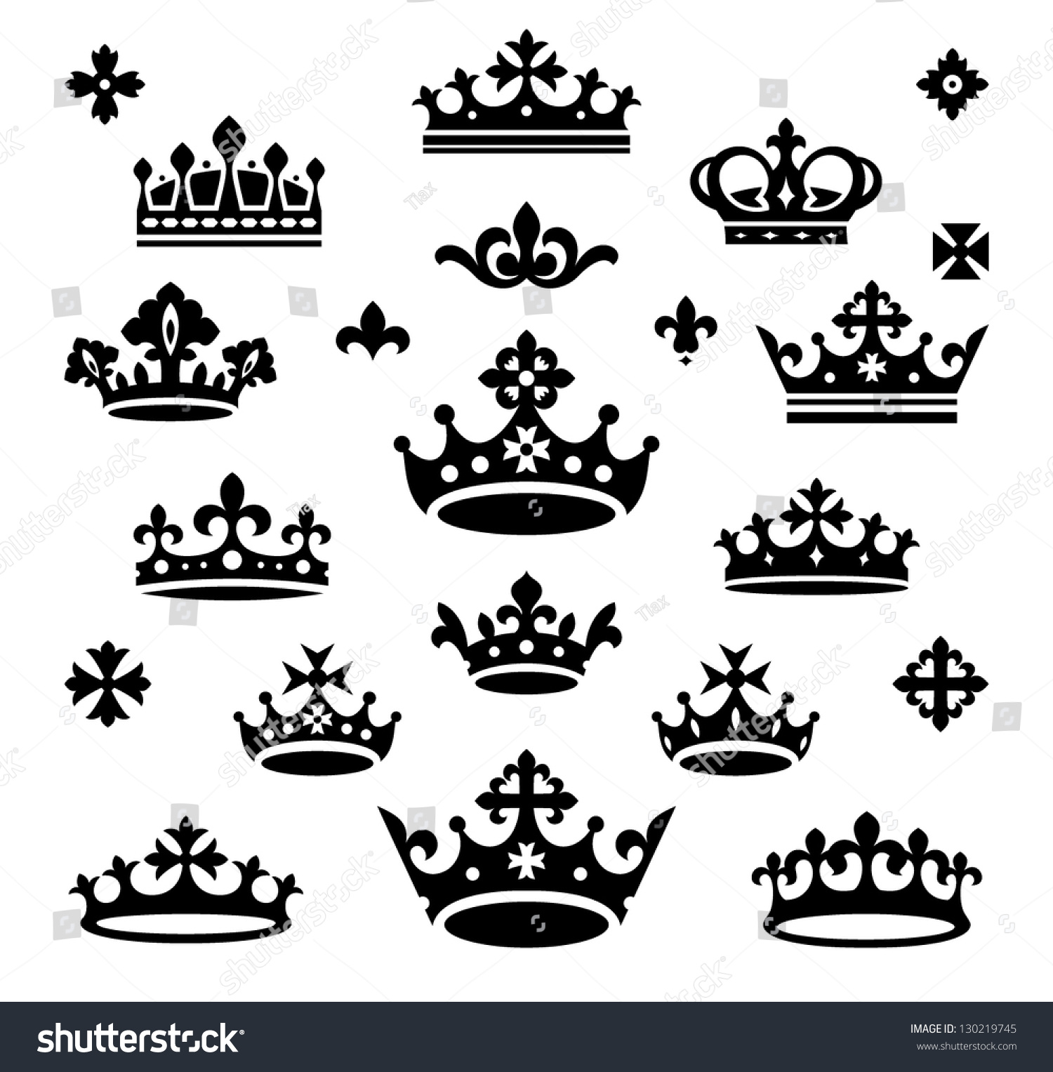 Crown Vector Drawing