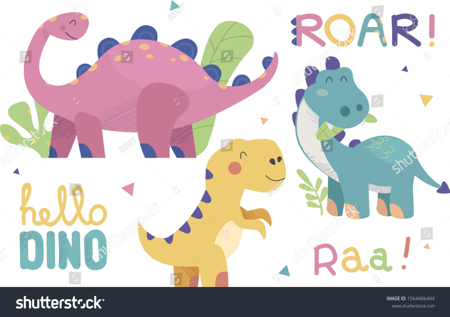 5,150 Dino AND friend Images, Stock Photos & Vectors | Shutterstock