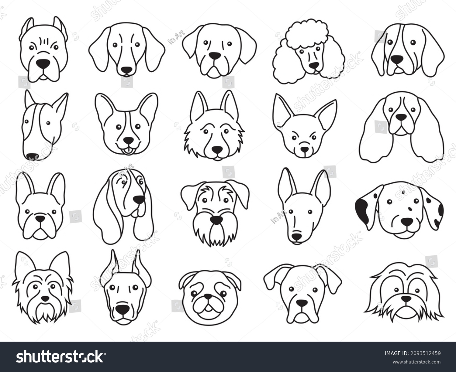 3,251 Dog breed avatar Images, Stock Photos & Vectors | Shutterstock