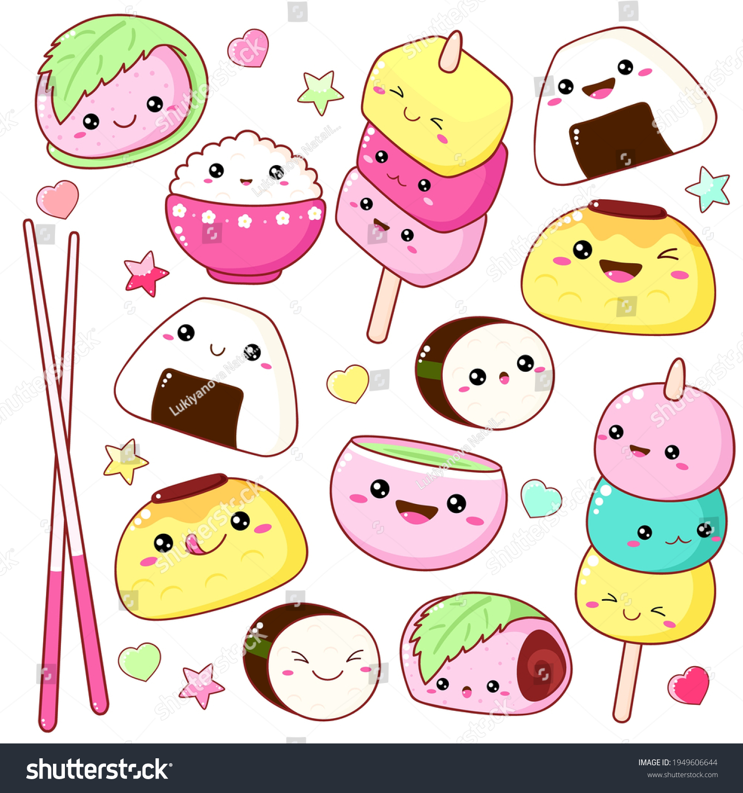 513 Kawaii mochi Images, Stock Photos & Vectors | Shutterstock