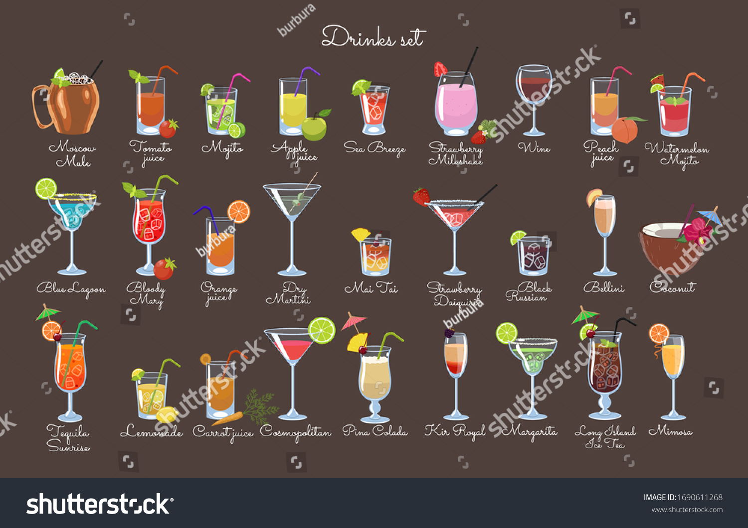 76,000 Cocktail card Images, Stock Photos & Vectors | Shutterstock