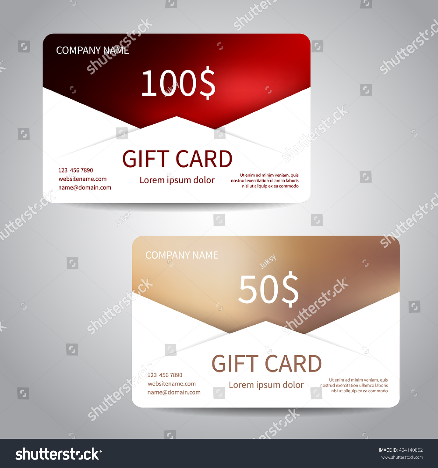 gift cards templates