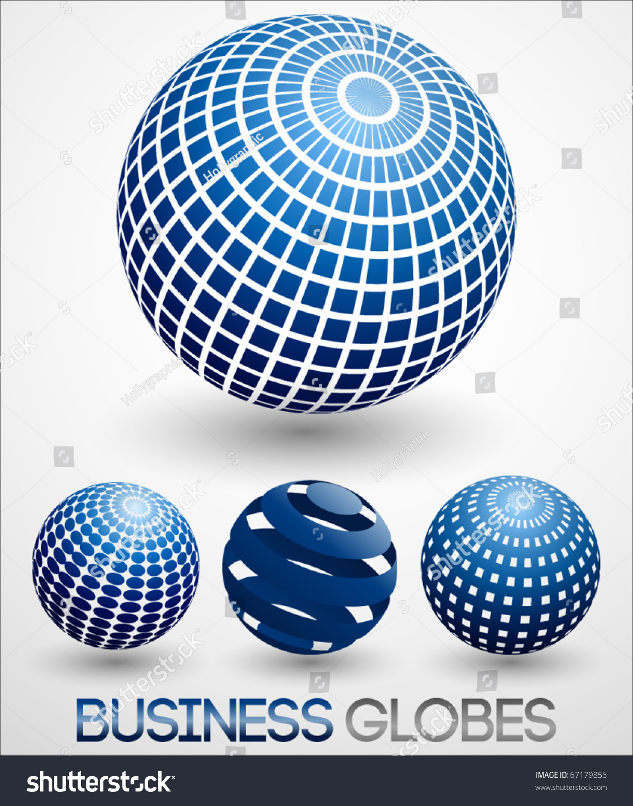 Set Of Globe Icons Stock Vector Illustration 67179856 : Shutterstock