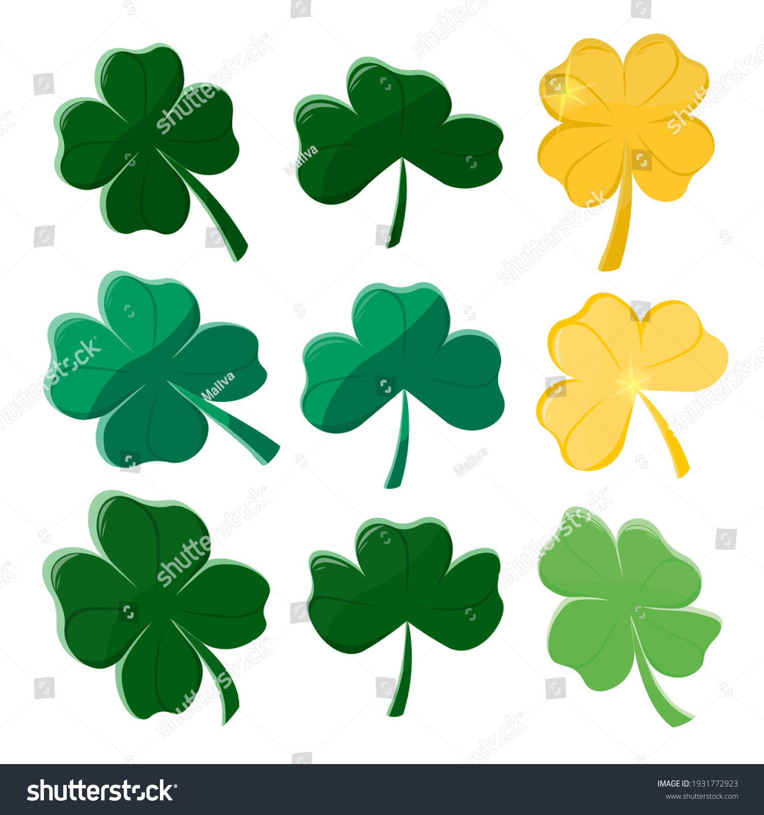 44,433 Clover Set Images, Stock Photos & Vectors 