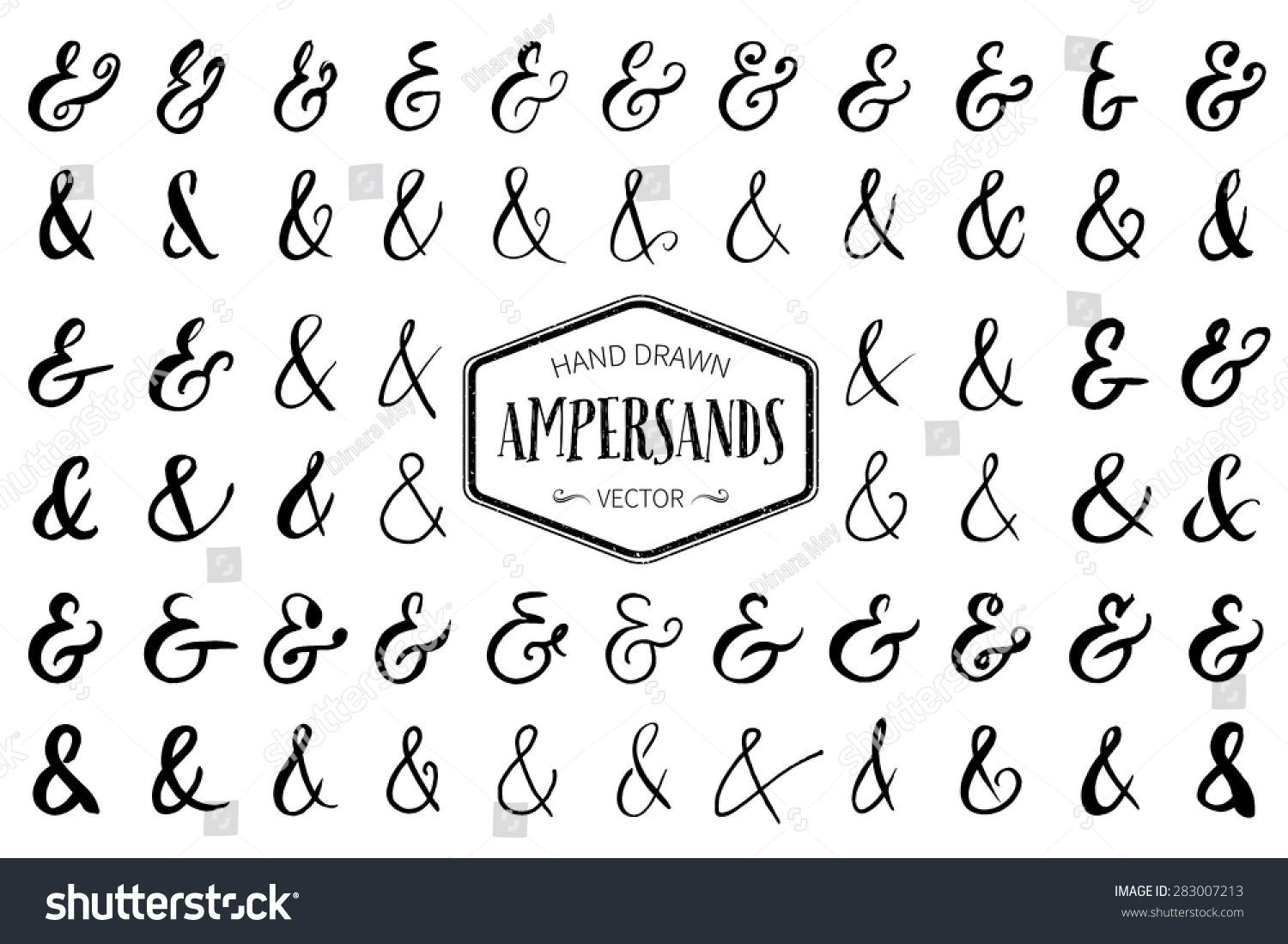 Ampersand doodles Images, Stock Photos & Vectors | Shutterstock