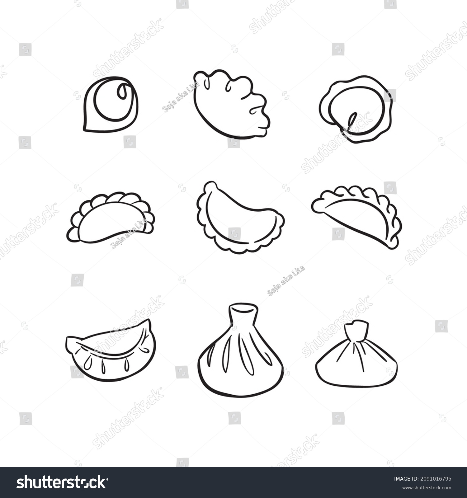 Pierogis Stock Illustrations, Images & Vectors | Shutterstock