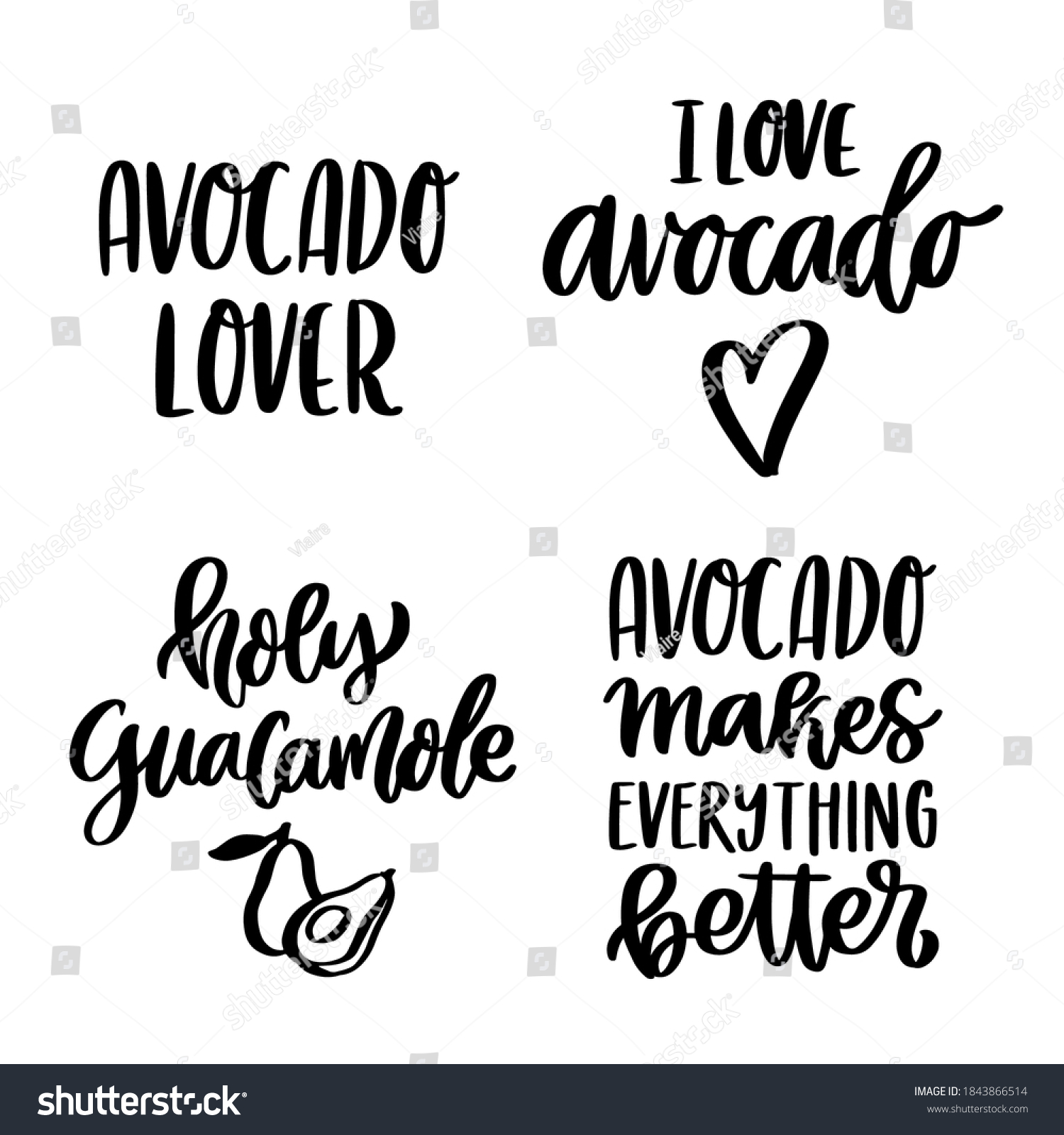 2 Avocado makes everything better 이미지, 스톡 사진 및 벡터 Shutterstock
