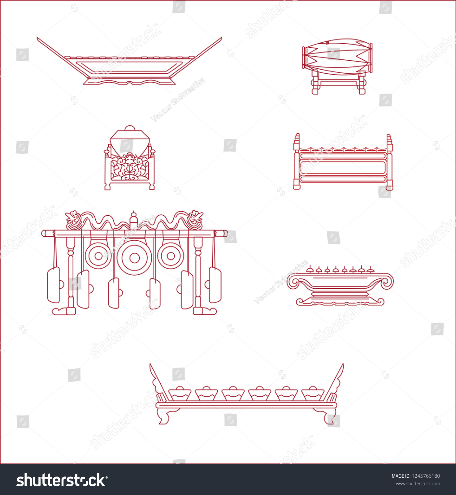 Gamelan Stock Vectors, Images & Vector Art | Shutterstock