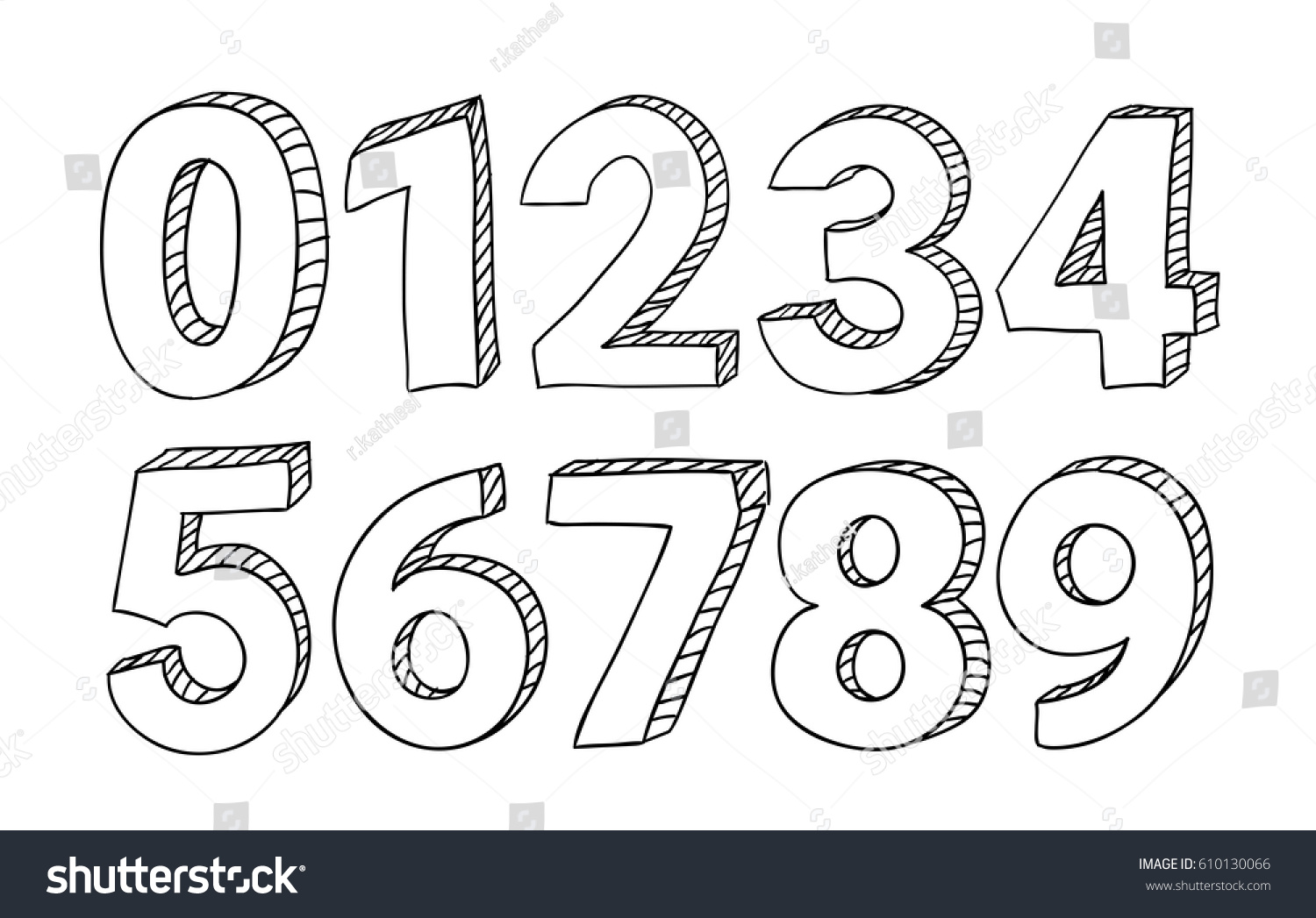 243,304 Numbers drawing Images, Stock Photos & Vectors | Shutterstock