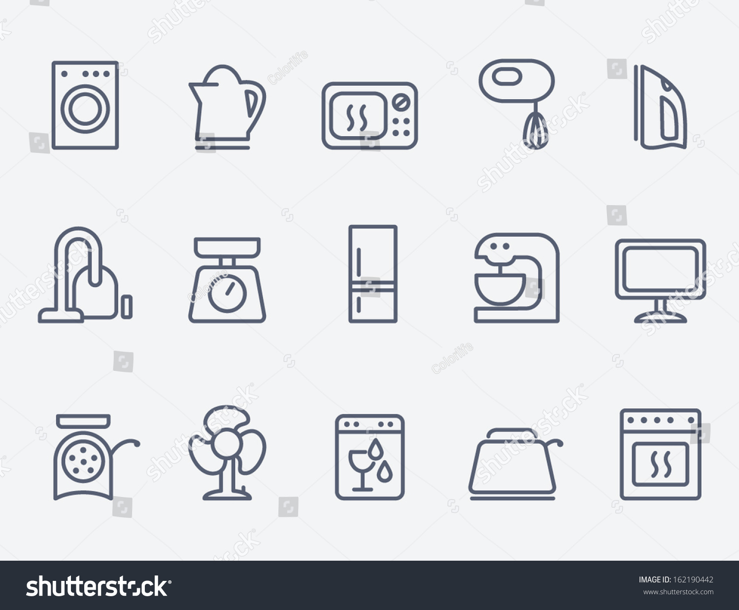 118,543 Appliances line icon Images, Stock Photos & Vectors | Shutterstock