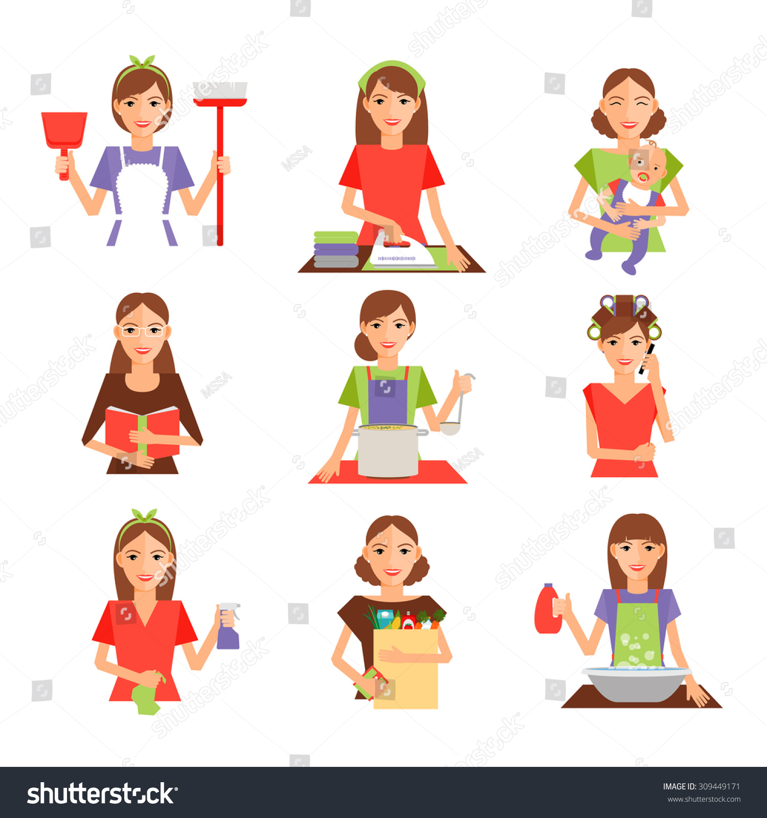 clipart housewife - photo #49
