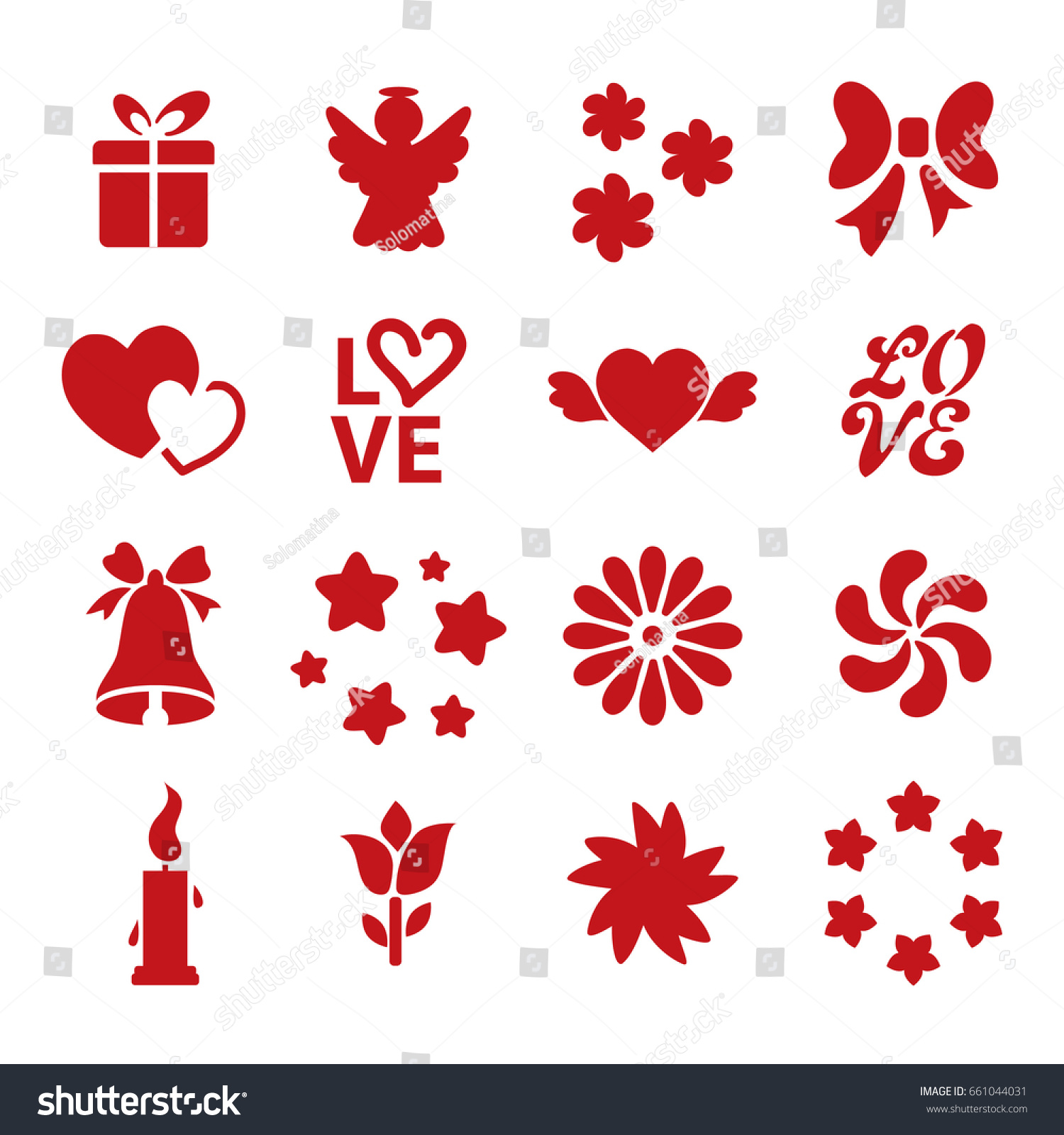 Uncategorized Valentine Stencils set icon valentines day stencils vector stock 661044031 of collection template silhouettes heart